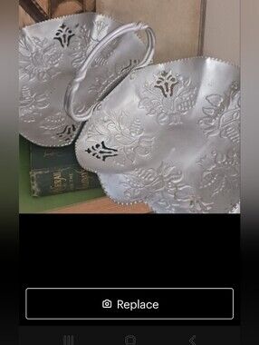 Vintage Tulip Serving Tray